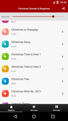 Christmas Sounds & Ringtones android App screenshot 2